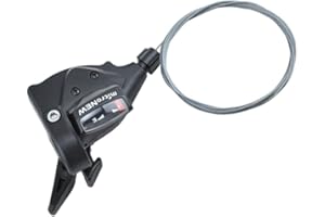 Micronew Bike Shift Levers Mountain Bike 3x7/8/9/10/11 Speed Gear Shifter, Left and Right Thumb Shift Lever Combination with Optical Gear Display (L3S(7-8-9))