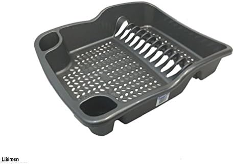 Large Silve Dish Drainer Cutlery Drainer Plates Knife Fork Spoon -