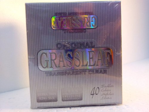 Grassleaf King Size Transparentes Zigarettenpapier – 5 Packungen x 50 Blätter von Trendz - 4