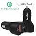 Produktbild iVoler 36W 2-Port Quick Charge 3.0 Type C USB Kfz Auto Ladegerät [QC 3.0 Port +5V/3A USB-C Port mit QC 3.0 ] für Samsung Galaxy S7/S7 Edge/S6/S6 Edge/Plus/Note 5/4/Edge,Sony Xperia Z5/Z4/Z3/Z2, LG G5/G4/V10/ G Flex 2, Asus Zenfone 2, HTC 10/A9/M8/M9,Nexus 6,Google Pixel / XL, Nexus 6P/5X,Microsoft Lumia 950/950XL, Oneplus Two und weitere (Schwarz)