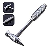 MTTLS Auto Hammer Notfallhammer Federgriff Notfall Fenster Brechen Werkzeug Sicherheit Spitzer Hammer Auto-Glasbrecher-Werkzeuge Für Auto,300G