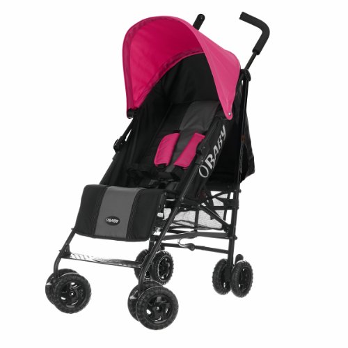 Obaby Atlas Black & Grey Stroller (Pink)