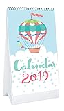 Printelligent Calender 2019 (Theme Rainbow Balloon)