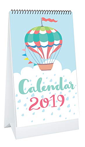 Printelligent Calender 2019 (Theme Rainbow Balloon)