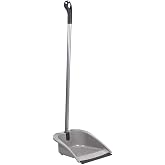 Cofan Folding Dustpan with Nile Range Rubber | Grey | Measures 26 x 25 x 86 cm