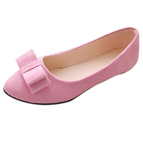 girls pink dolly shoes