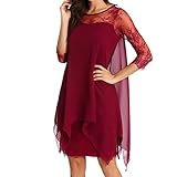 winterkleidung baby Damen Langarm-Kleider Stretch Rundhals Casual lose T-Shirt Kleid Damen Vintage Ärmellos Spitzenkleid Ballkleid cocktailkleid Retro Rockabilly Spitzen Kleider rauen Sommer T-Shirt Solide Rundhalsausschnitt Tuniken Selbstbindende Kleider Halbarm Bluse Cocktail-Abendkleid Frauen Sommer Lose Kurzarm Casual Dress Blusen Kleid Lose Tunika Casual T-Shirt Kleid Oansatz Beiläufige Tank
