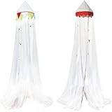 Betthimmel / Moskitonetz / Baldachin / Insektennetz / Fliegennetz (Mit farbenfrohen Aufdrucken)