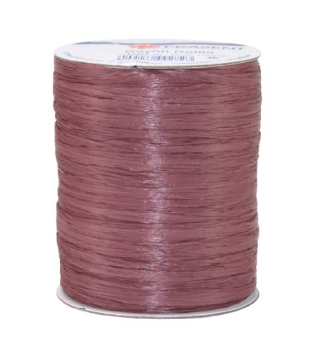 Präsent 100-m-Spule RAYON-RAFFIA - Dekobastband, karminrot
