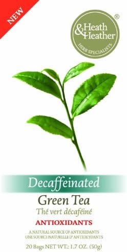 Heath And Heather Decaffeinated Green Tea 20 Bags (Pack of 6)