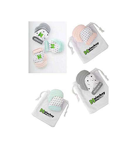 mouthie Mitten - fausthandschuh muffola kinderkrankheiten de silicona - varios colores - Morado, Dalla 0 - 12 meses