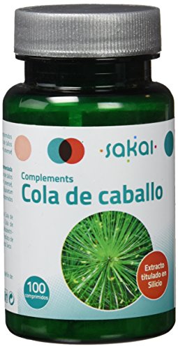 Sakai - Cola de caballo en comprimidos (diurético natural, remineralizador, fuente natural de silicio orgánico)