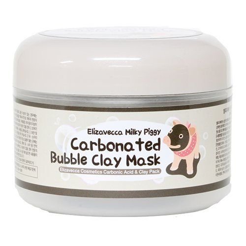 ELIZAVECCA Carbonated Bubble Clay Mask - Milky Piggy - Deep Cleansers & Exfoliators - Facial Care - Moisturizing - Anti Wrinkle