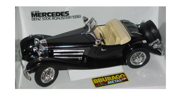 burago mercedes benz 500k roadster 1936