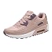 Produktbild Saihui Damen Schnürschuhe Bequem Turnschuhe Mesh Air Laufschuhe Fitnessschuhe Atmungsaktiv Running Bequem Sneakers Straßenlaufschuhe (EU:39, Lila)