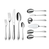 Das Besteckset wird in einer hochwertigen Besteckkassette geliefert. Die Abbildung auf dem Geschenkkarton ist bei allen WMF Bestecken einheitlich geführt (Modell Corvo mattiert)