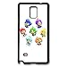 Produktbild Schutzhülle für Samsung Galaxy Note 4, Note 4 Fall – Individuelle Design Back Case für Galaxy Note 4 Fall Fairy Super Mario 3D World kratzfest schwarz Hard Case für Samsung Galaxy Note 4