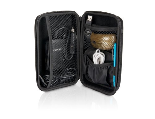 Speedlink Porter Zubehörtasche (Hartschale mit Innenfächern und Reißverschluss, für Elektronik-Kleinteile/Ladegeräte/Maus/Kabel usw.) schwarz - 3