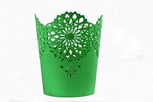 Household storage bucket plastic round large trash can , green