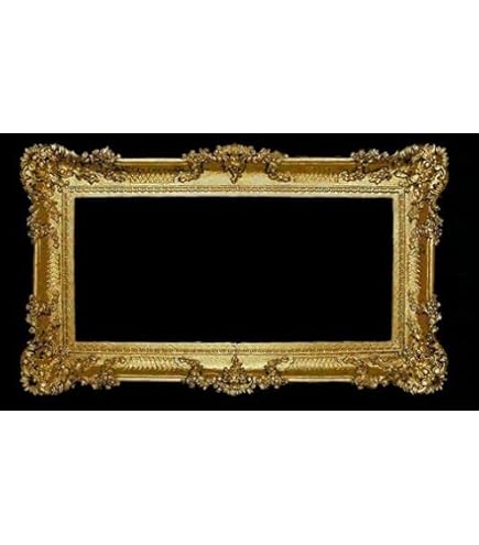 Barok Fotolijst 30x40 Cm - Antiek Gouden Design, Buitenmaat 50x60 Cm, Kunsthars
