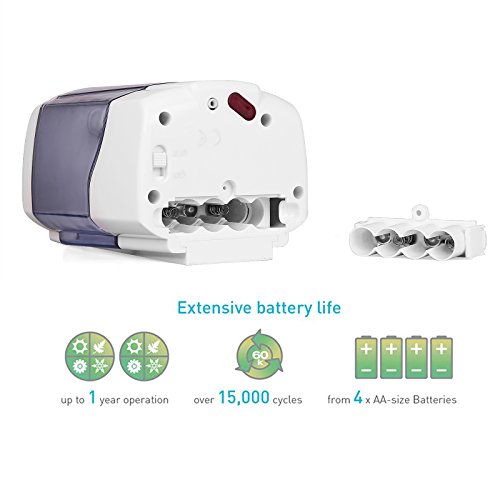 Seifenspender Wandmontage Automatische IR Sensor Seifenspender Automatische Berührungsloses Küche Seife Lotion Pumpe für Küche Badezimmer batteriebetrieben 600 ml - 5