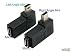 Price comparison product image 1 Pair 90 Degree Right Left Angle Mini USB 5pin Male to Micro Female Sync adapter