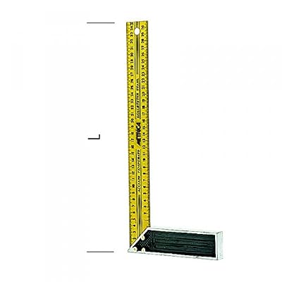 Metrica 29243 Équerre menuisier lames Jaune