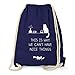 Produktbild TEXLAB - No Nice Things - Turnbeutel, navy