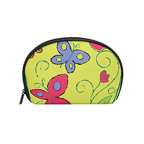 Trousse de maquillage bienvenue papillon jardin pochette cosmétique pochette