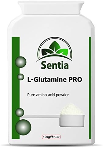 L-Glutamine PRO powder - 100% PURE Vegan Amino Acid powder. (UK MANUFACTURED) Suitable for Vegetarians &amp; Vegans - 100% Satisfaction