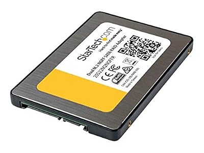 StarTech.com Adaptateur 2x SSD M.2 NGFF vers SATA 2,5" avec RAID - Convertisseur double M.2 vers SATA 6 Gb/s avec support TRIM