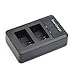 Produktbild Pegcdu USB Dual Rapid-LCD-Schirm-Kamera-Akku-Ladegerät Ersatz für NP-FW50 Batterien A5000 A6000