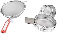 Kuber Industries JST14 Stainless Steel Soup and Juice Strainer Filter, 15 cm, Silver
