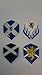 Produktbild 1 x Pack of 4 Sets of Scotland Dart Flights, Standard Form