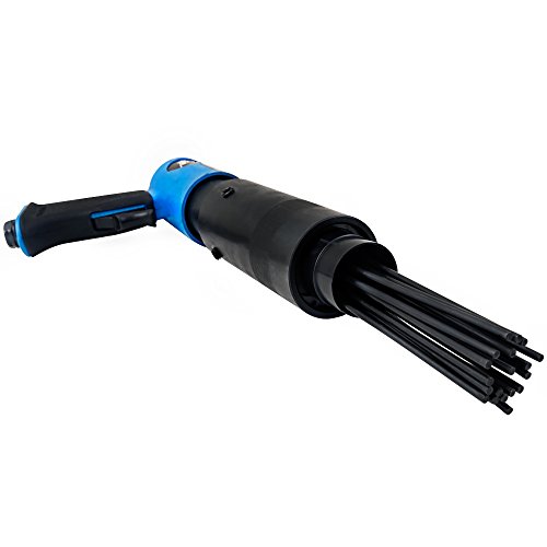 Druckluft Nadelentroster + Ersatzkopf 4000 U/min bis 260 l/min Nadelpistole Entroster Rost Entferner - 5