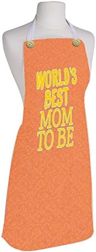 Home Furnish Best Mom Kitchen Apron 100% Polyester, Digital Printed Chef Kitchen Apron For Kitchen