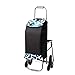Produktbild SSDM Kletternder Treppen-Einkaufswagen/Faltender Einkaufswagen/Tragbarer Zug-Wagen/Handanhänger/Zugstangen-Auto/mit Schemel Faltender Tragbarer Laufkatze,Blue