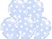 Produktbild BUDILA® 10 grosse Luftballons hellblau mit weissen Punkten ca. 110cm Umfang heliumgeeignet