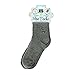 Earth Therapeutics Aloe Moisturising Socks Gray, Gray Pair