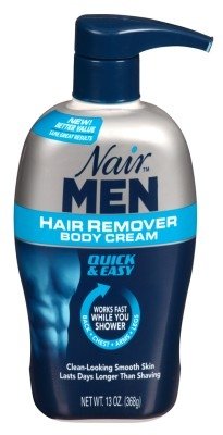 Nair Hair Remover Men Body Cream 13oz Pump (3 Pack)