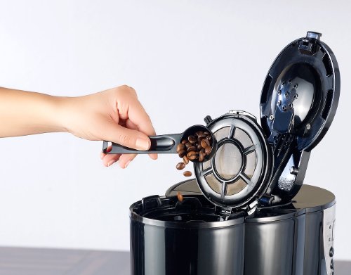 Rosenstein & Söhne Kaffeemaschine KF-615 mit Mahlwerk und Timer, 1,5Liter, 12 Tassen - 3