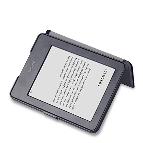 IBESTWIN Kindle Paperwhite Hülle Origami Serie Schutzhülle mit Auto Wake / Sleep Funktion Stand Cover für Kindle Paperwhite1 / 2 / 3 Schutz Case und alle Modelle von 2012, 2013, 2014, 2015, Dunkelblau - 2