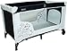 Fillikid Travel cot, "GIRAFFE" black / Grey, includes a mattress