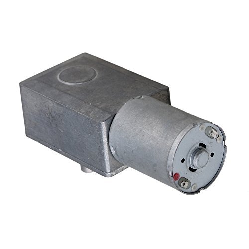 BQLZR DC 12V 2RPM Quadratisch hohe Drehmomente Turbo Schnecken Getriebe Motor Rechtwinklig Getriebemotor Langlebig Bequem - 2