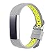 Produktbild squarex Exquisite New Fashion Sport Silikon Armband für Fitbit Alta HR, damen, grau, AS Show