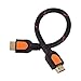 Produktbild Runfon Buyincoins HDMI-Kabel mit hoher Geschwindigkeit, 1,4 m, 1.4 V, 1080P, HD, mit Ethernet 3D Ready HDTV 30 cm