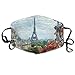 Price comparison product image Monicago Face Mask Reusable, Warm Windproof Mouth Mask, Unisex 3D Eiffel Tower Fall Winter Breathing Mask Anti-Wind-proof Hunting Mouth Face Mask