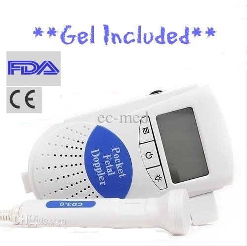 Sonoline B Fetal Heart Doppler, Backlight LCD FDA / CE 3Mhz BLUE EDITION