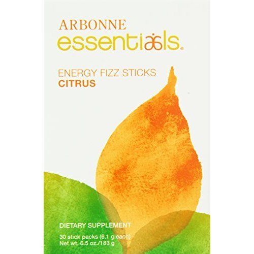Arbonne Essentials Energy Fizz Sticks, Citrus, 6.1 Gram Stick Pack, 30 Count, Model:, Newborn & Baby Supply