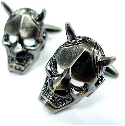 Tailor B 3D Japanese Noh Mask Cufflinks Hannya Cuff Links Manschettenkn?pfe